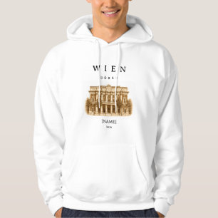 Veste À Capuche Bourse de Vienne personnalisée Nom & Année