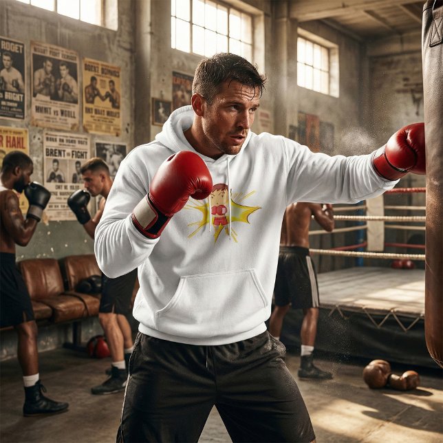Veste À Capuche Boxer pour enfants en gants et shorts rouges (Créateur téléchargé)