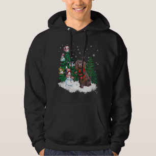 Veste À Capuche Boykin Spaniel Chien Noël Snowman Xmas Tree Paj