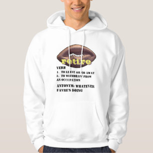 Veste À Capuche Brett Favre : La signification du mot RETIRENT le