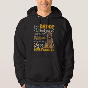 Veste À Capuche Briard Cher Papa Merci D'Être Mon Papa