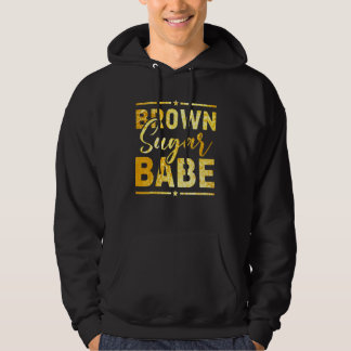 Veste À Capuche Brown Sugar Babe Black Pride Idée Black Histoire