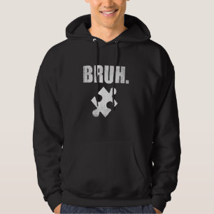 Veste À Capuche Bruh Mème Drôle Dire Bro Salutation Ados garçons H