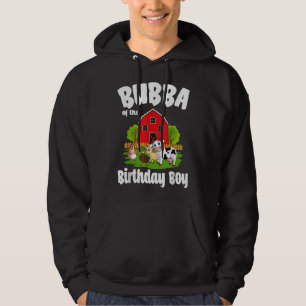 Veste À Capuche Bubba De L'Anniversaire Boy Farm Animal Anniversai