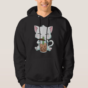 Veste À Capuche  Bubble Thé Chat Boba Bubble Boissons Amoureux de 