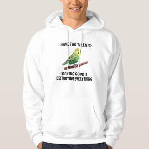 Veste À Capuche Budgie Owen Budgie Lover Parakeet Bird Budgerigar