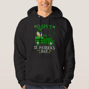 Veste À Capuche Buffalo Plaid Green Truck Beach Volleyball St Pat