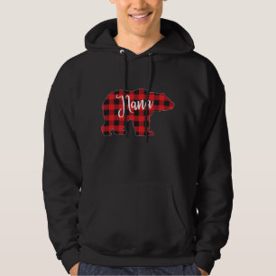 Veste À Capuche Buffle de la famille du pyjama rouge carné Nana