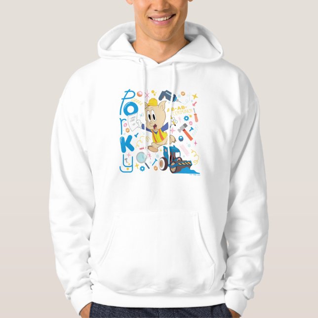 Veste À Capuche BUGS BUNNY BUILDERS™| Porky Pig Outils de Travail (Devant)