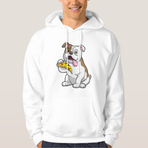 Veste À Capuche Bulldog avec morceau de pizza