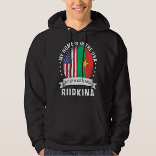Veste À Capuche Burkinabé Patriot Américain Gros Fier Accueil USA