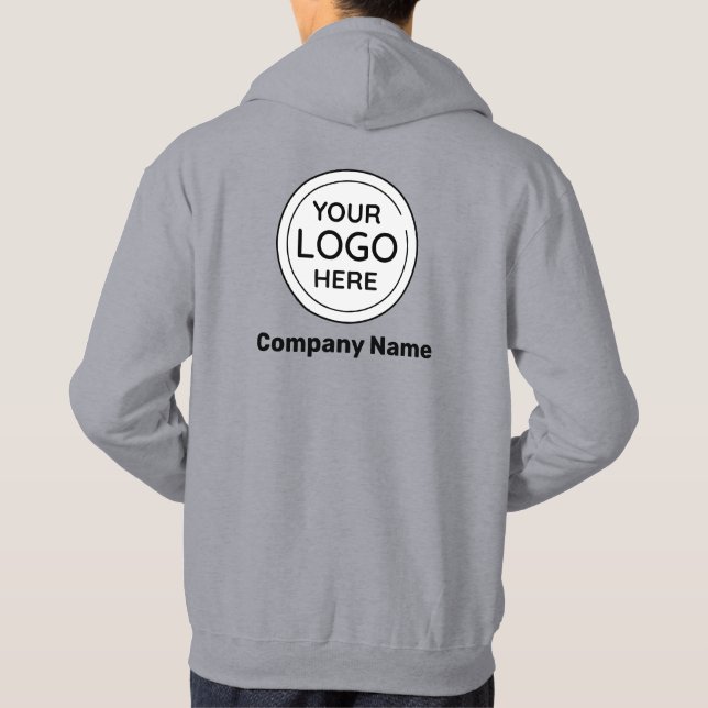 Veste À Capuche Business Logo  (Dos)