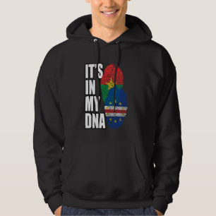Veste À Capuche Cabo Verdean Et Burkinabé Mélange Drapeau Dna Patr