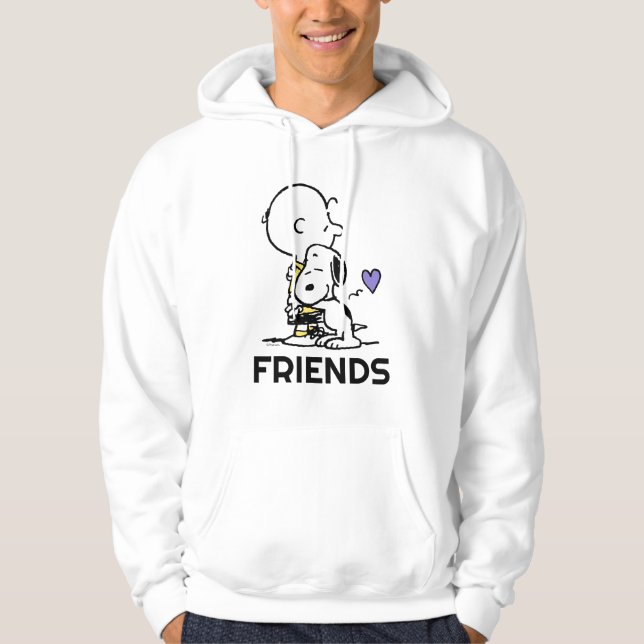 Veste À Capuche cacahuètes | Saint Valentin | Charlie Brown & Snoo (Devant)
