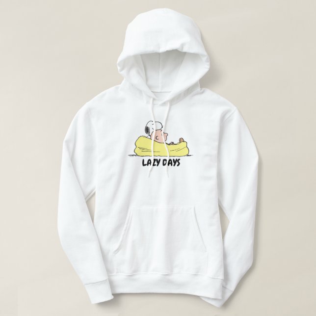 Veste À Capuche cacahuètes | Snoopy & Charlie Brown dans la chaise (Design devant)