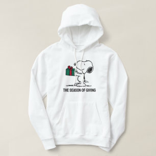 Veste À Capuche cacahuètes Snoopy Christmas Gift Giver