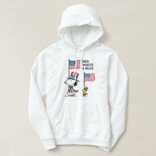 Veste À Capuche cacahuètes   Snoopy & Woodstock Oncle Sams