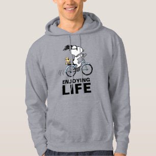 Veste À Capuche cacahuètes   Vélo Snoopy & Woodstock