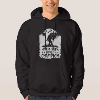 Veste À Capuche Cacher Et Chercher Champion Du Monde Bigfoot Citer