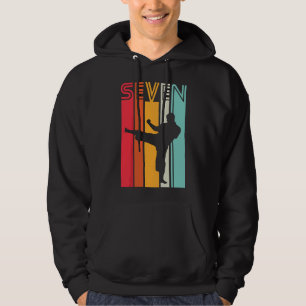 Veste À Capuche Cadeau 7e anniversaire Karaté Taekwondo martial ré