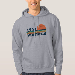 Veste À Capuche Cadeau d'anniversaire de 1963 millésime