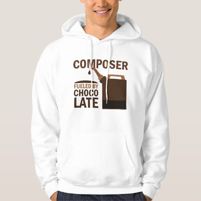 Veste À Capuche Cadeau de compositeur (drôle) (Devant)