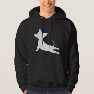 Veste À Capuche CADEAU DE FITNESS YOGA CHIWEENIE, Chihuahua Dachsh