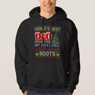 Veste À Capuche Cadeau de Noël Papa du Monde Né en Slovaquie