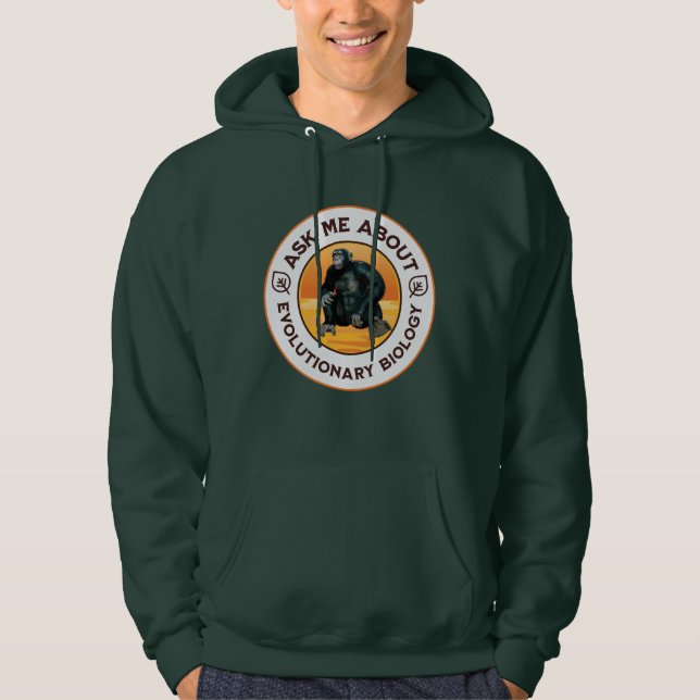 Veste À Capuche Cadeau d'humour sur l'évolution pour professeur de (Devant)