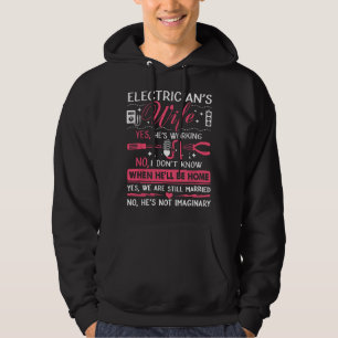 Veste À Capuche Cadeau drôle de femme d'électricien