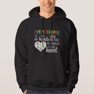 Veste À Capuche Cadeau Gif Mignon Cœur de Reconnaissance pour Femm