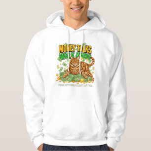 Veste À Capuche Cadeau pour entrepreneur féministe amateur de chat