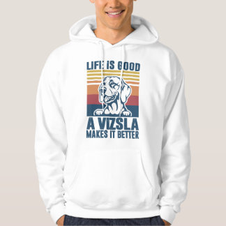 Veste À Capuche Cadeaux Vizsla pour femmes hommes papa chien maman