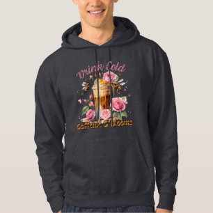 Veste À Capuche Caféine et fleurs : Café glacé délicieux