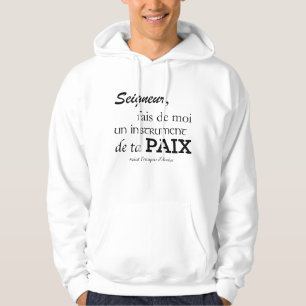 Veste À Capuche Cagoule - Prière de saint François d'Assise