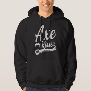 Veste À Capuche Calembour de Bisouilleur de Hache pour un pote de