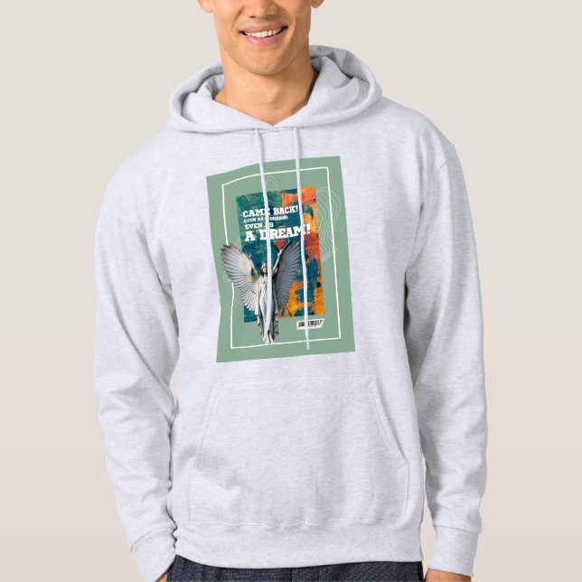 Veste À Capuche Came Back as a Shadow Poetic Quote hoodie  (Devant)