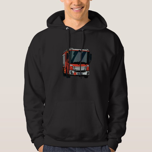 Veste À Capuche Camion pompier (Devant)