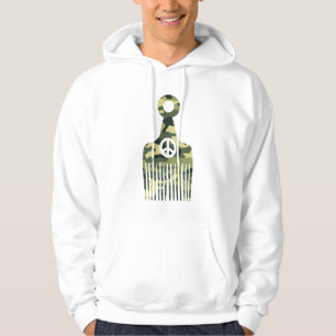 Veste À Capuche Camo Afro Hair Peace