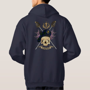 Veste À Capuche Campbell Skull & Crossed Swords