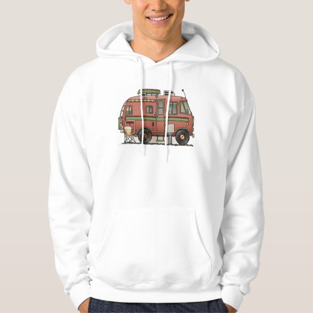 Veste À Capuche Campeur rv de camping-car de Travco (Devant)