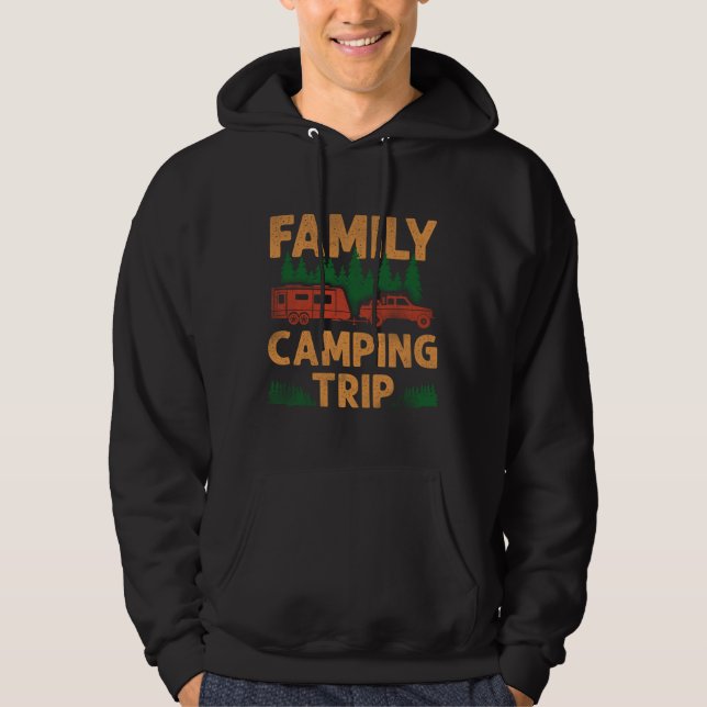 Veste À Capuche Camping familial Voyage Caravan Rv Trailer (Devant)