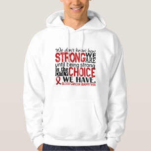 Veste À Capuche Cancer de sang comme nous forts sommes