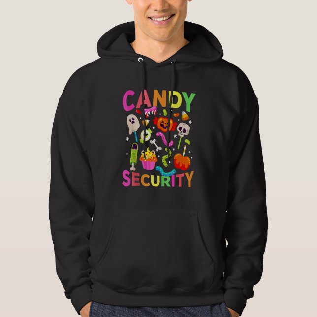 Veste À Capuche Candy Security Halloween Costume (Devant)