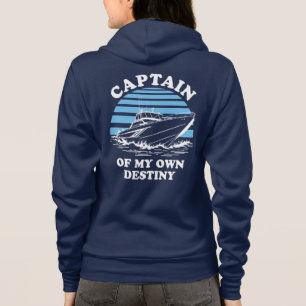 Veste À Capuche Capitaine De Ma Propre Destinée Devis de navigat