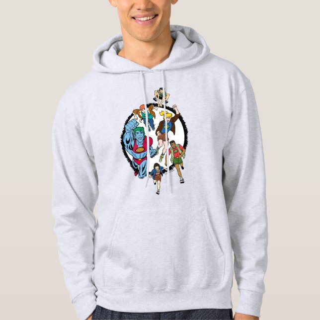 Veste À Capuche Captain Planet et les Planétètres Cercle Graphic (Devant)