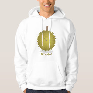 Veste À Capuche Caricature de durian joyeux