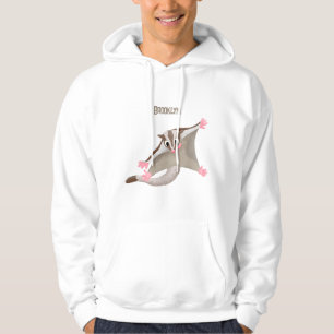 Veste À Capuche Caricature de planeur de sucre joyeux