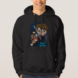 Veste À Capuche Caricature Harry Potter Chambre des secrets Graphi