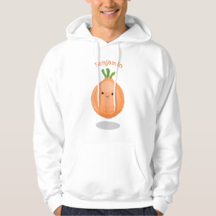 Veste À Capuche Caricature vert oignon brun joli